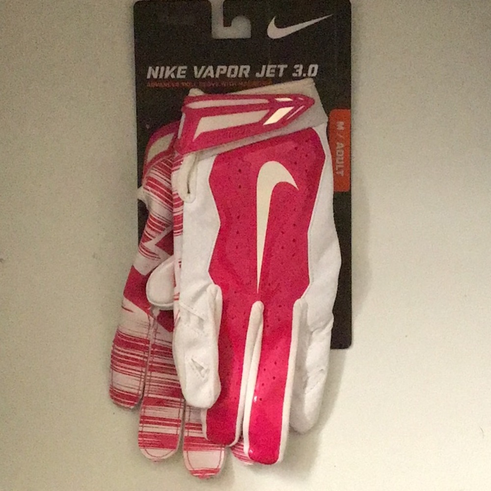 Nike Vapor Jet 3.0 Football Gloves (Special Edition for Cancer Awareness